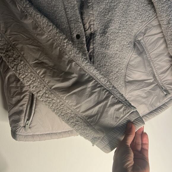 LULULEMON Go Cozy Jacket WOOL SIZE 10 heathered ceramic - Picture 8 of 11